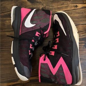 Nike Black and Pink Sneakers Nike Air Devosion